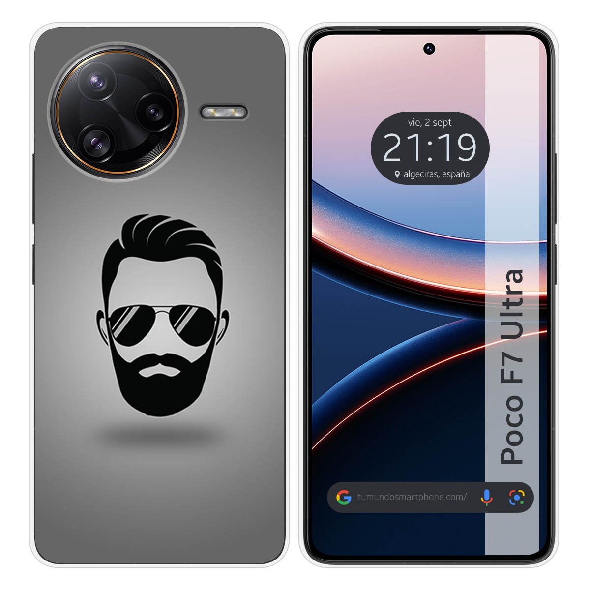 Funda Silicona para Xiaomi Poco F7 Ultra 5G diseño Barba Dibujos