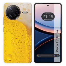 Funda Silicona para Xiaomi Poco F7 Ultra 5G diseño Cerveza Dibujos