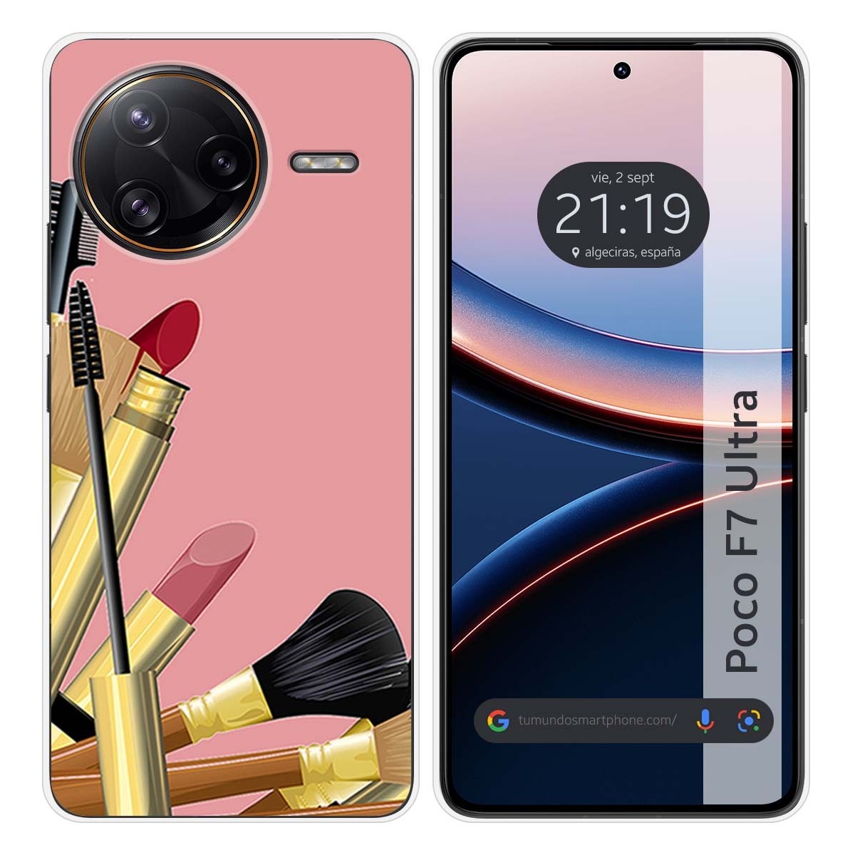 Funda Silicona para Xiaomi Poco F7 Ultra 5G diseño Brochas Dibujos