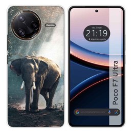 Funda Silicona para Xiaomi Poco F7 Ultra 5G diseño Elefante Dibujos