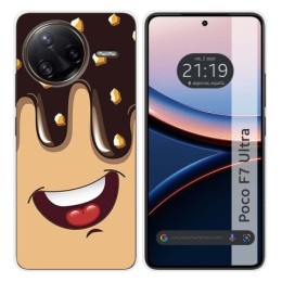 Funda Silicona para Xiaomi Poco F7 Ultra 5G diseño Helado Chocolate Dibujos
