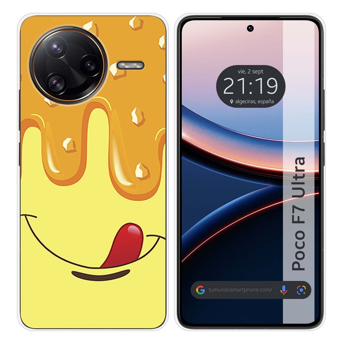 Funda Silicona para Xiaomi Poco F7 Ultra 5G diseño Helado Vainilla Dibujos