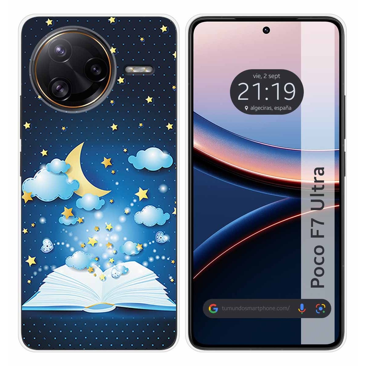 Funda Silicona para Xiaomi Poco F7 Ultra 5G diseño Libro Cuentos Dibujos