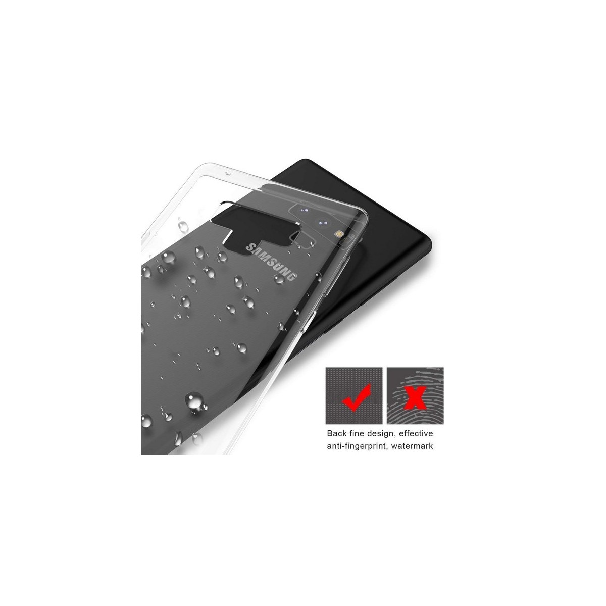 Funda Gel Tpu Fina Ultra-Thin 0,5mm Transparente para Samsung Galaxy Note 9