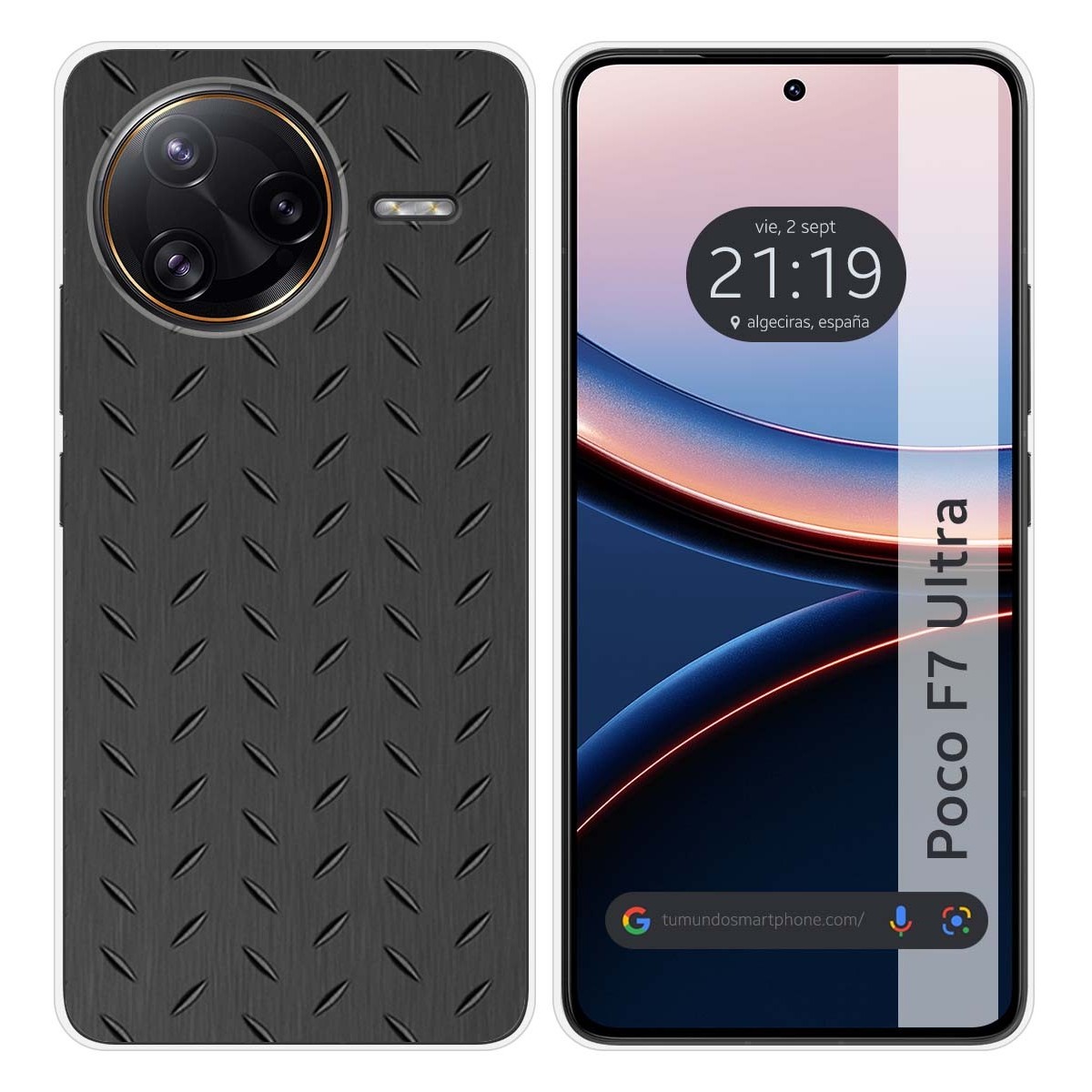 Funda Silicona para Xiaomi Poco F7 Ultra 5G diseño Metal Dibujos