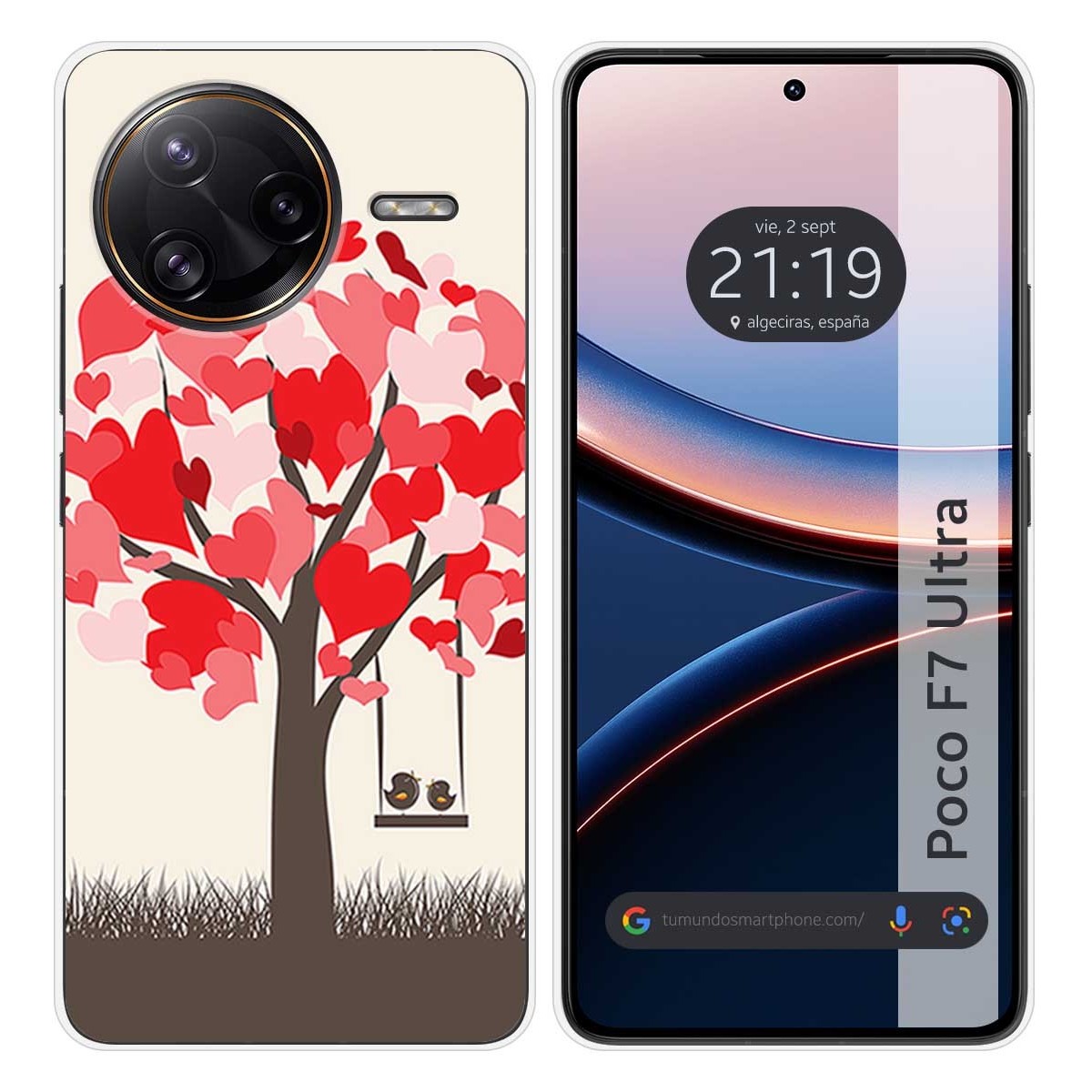Funda Silicona para Xiaomi Poco F7 Ultra 5G diseño Pajaritos Dibujos