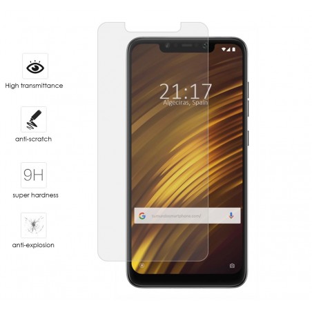Protector Cristal Templado para Xiaomi Pocophone F1 Vidrio