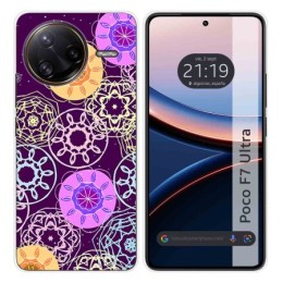 Funda Silicona para Xiaomi Poco F7 Ultra 5G diseño Radial Dibujos