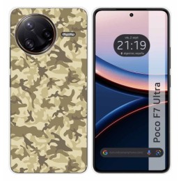 Funda Silicona para Xiaomi Poco F7 Ultra 5G diseño Sand Camuflaje Dibujos