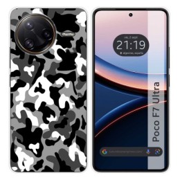 Funda Silicona para Xiaomi Poco F7 Ultra 5G diseño Snow Camuflaje Dibujos
