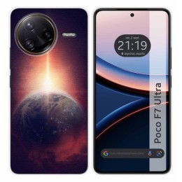 Funda Silicona para Xiaomi Poco F7 Ultra 5G diseño Tierra Dibujos