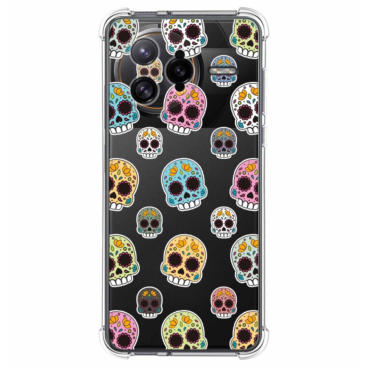 Funda Silicona Antigolpes para Xiaomi Poco F7 Ultra 5G diseño Catrina Dibujos