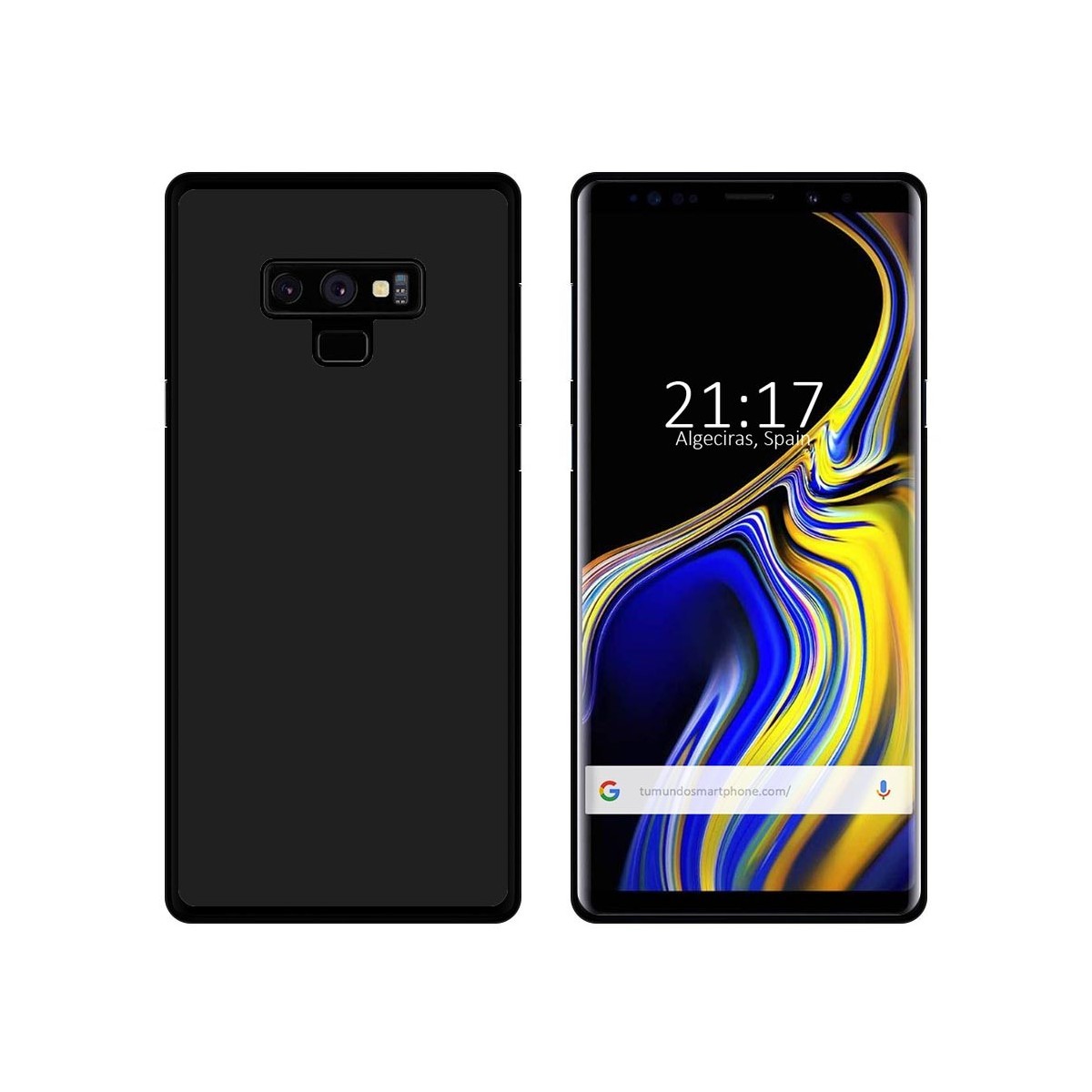 Funda Gel Tpu para Samsung Galaxy Note 9 Color Negra