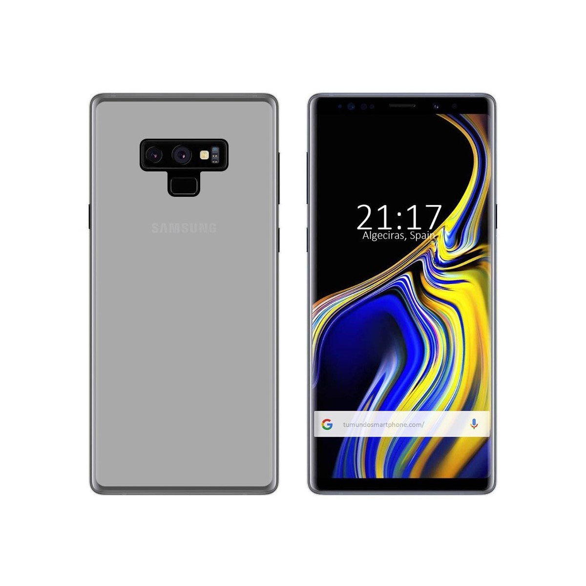 Funda Gel Tpu para Samsung Galaxy Note 9 Color Transparente