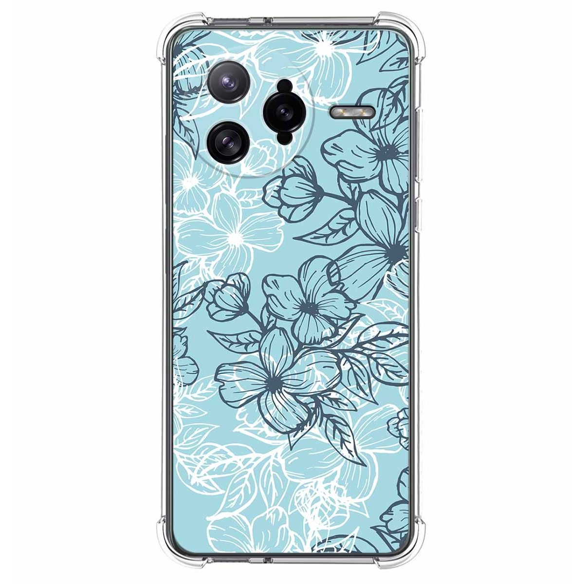 Funda Silicona Antigolpes para Xiaomi Poco F7 Ultra 5G diseño Flores 03 Dibujos