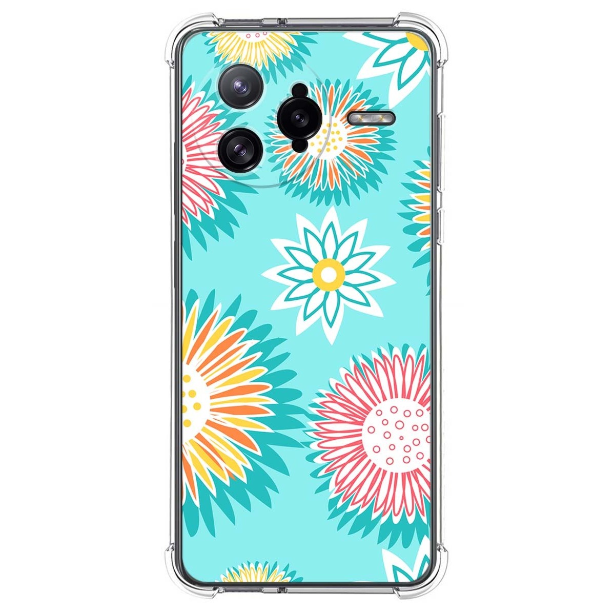 Funda Silicona Antigolpes para Xiaomi Poco F7 Ultra 5G diseño Flores 05 Dibujos