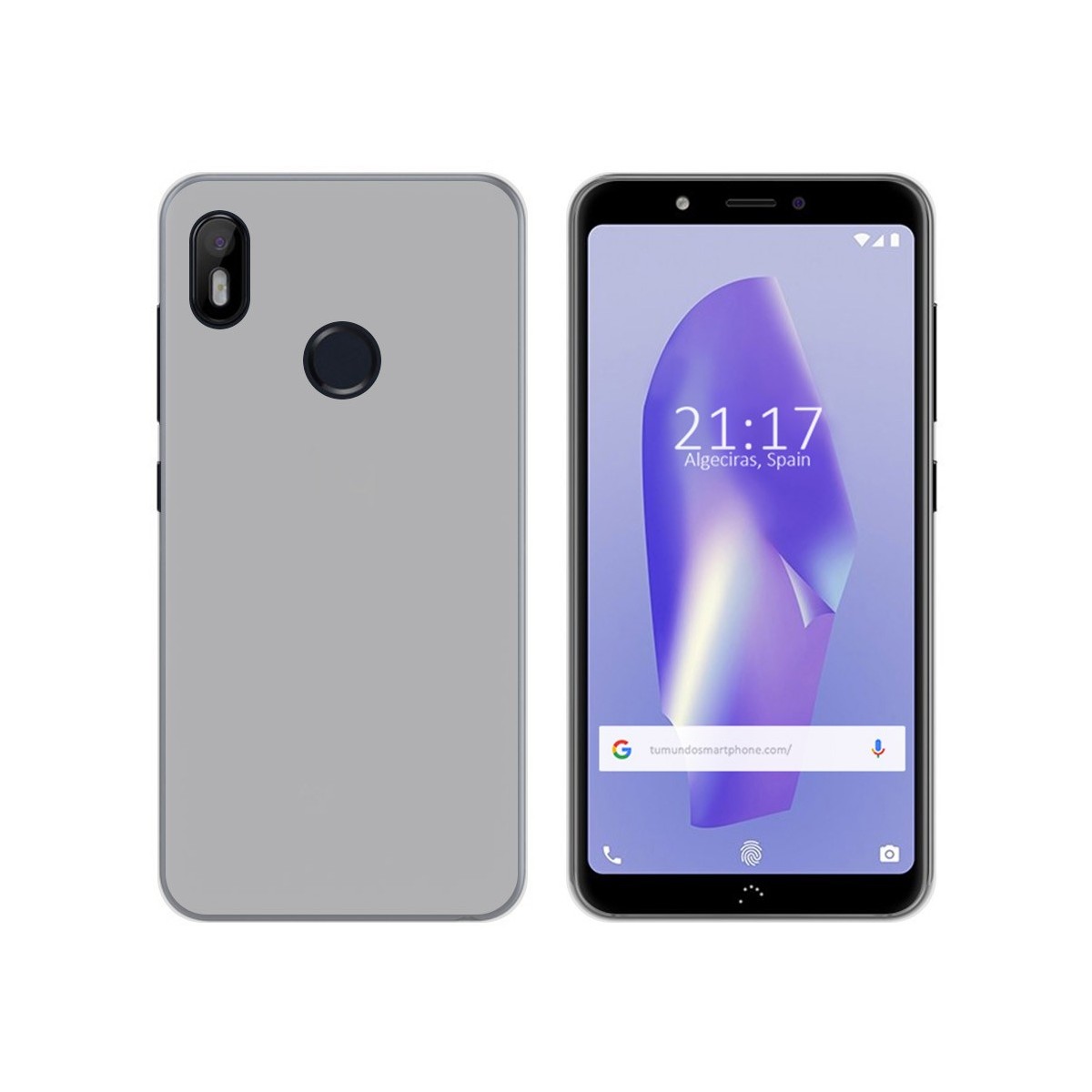 Funda Gel Tpu para Bq Aquaris C Color Transparente