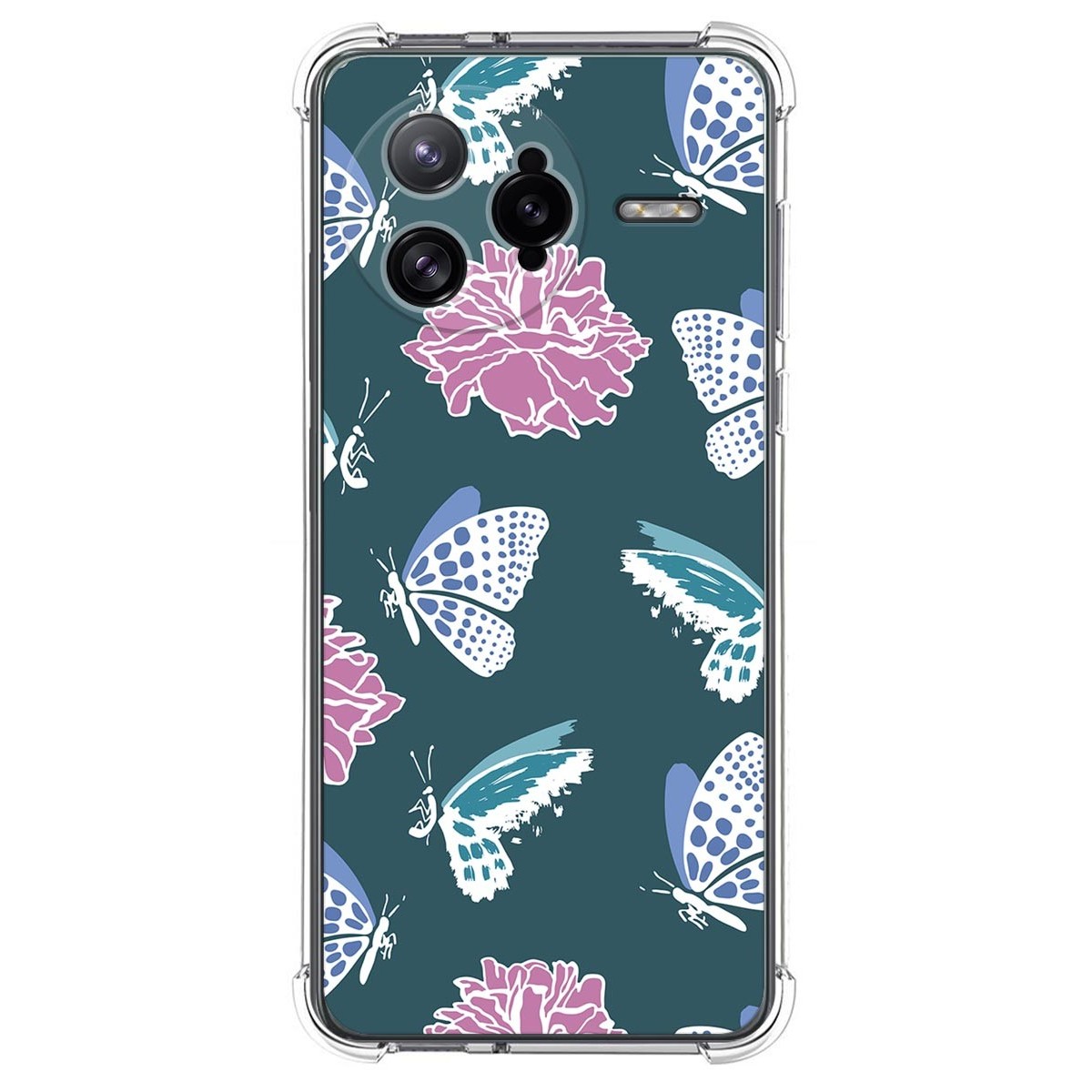 Funda Silicona Antigolpes para Xiaomi Poco F7 Ultra 5G diseño Flores 10 Dibujos