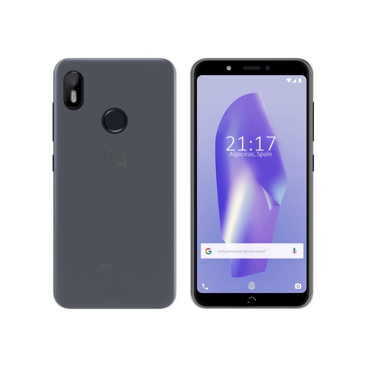 Funda Gel Tpu Fina Ultra-Thin 0,5mm Transparente para Bq Aquaris C