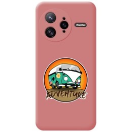 Funda Silicona Líquida Rosa para Xiaomi Poco F7 Ultra 5G diseño Adventure Dibujos