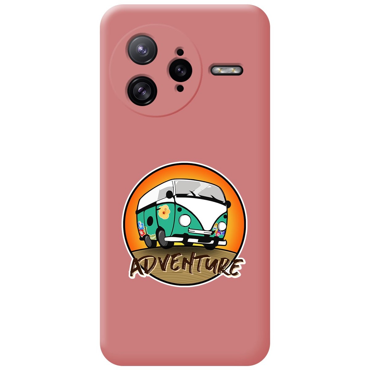 Funda Silicona Líquida Rosa para Xiaomi Poco F7 Ultra 5G diseño Adventure Dibujos