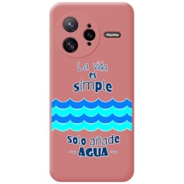 Funda Silicona Líquida Rosa para Xiaomi Poco F7 Ultra 5G diseño Agua Dibujos
