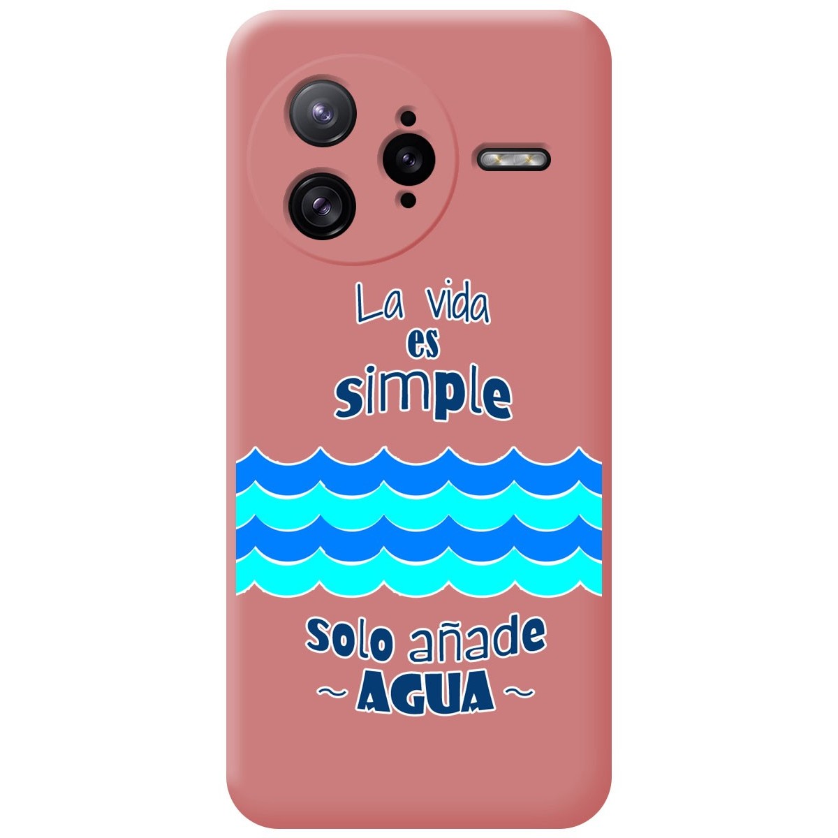 Funda Silicona Líquida Rosa para Xiaomi Poco F7 Ultra 5G diseño Agua Dibujos