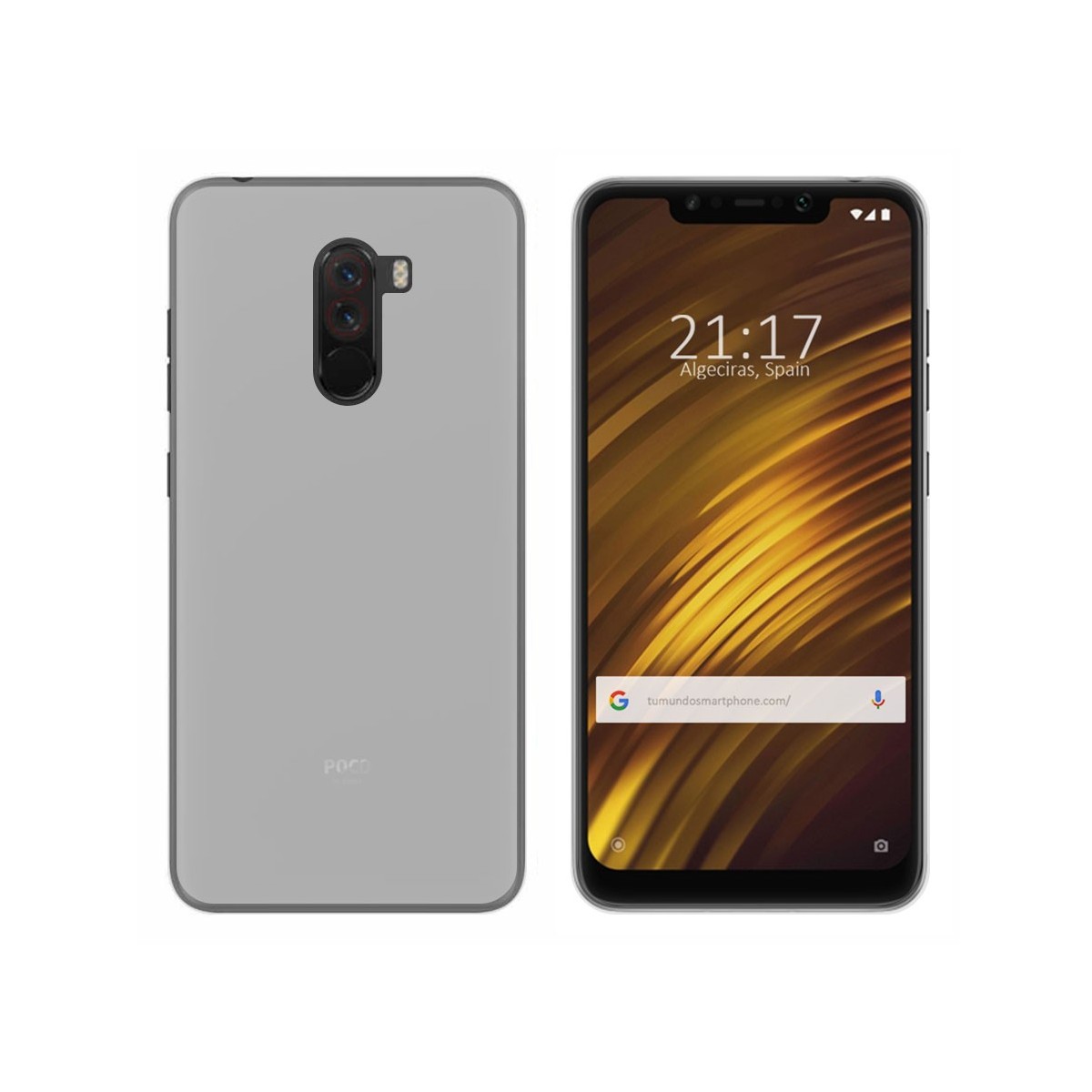 Funda Gel Tpu para Xiaomi Pocophone F1 Color Transparente