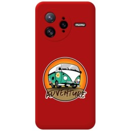 Funda Silicona Líquida Roja para Xiaomi Poco F7 Ultra 5G diseño Adventure Dibujos
