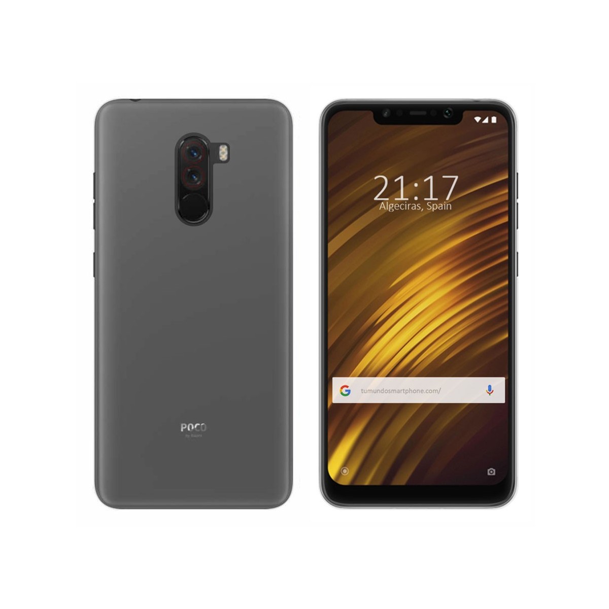 Funda Gel Tpu Fina Ultra-Thin 0,5mm Transparente para Xiaomi Pocophone F1