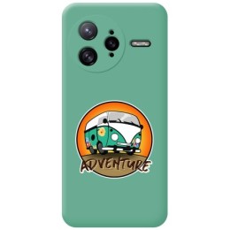 Funda Silicona Líquida Verde para Xiaomi Poco F7 Ultra 5G diseño Adventure Dibujos