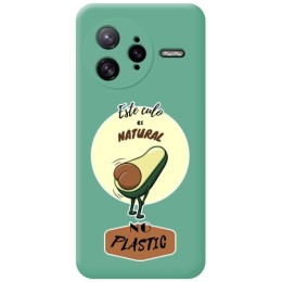 Funda Silicona Líquida Verde para Xiaomi Poco F7 Ultra 5G diseño Culo Natural Dibujos