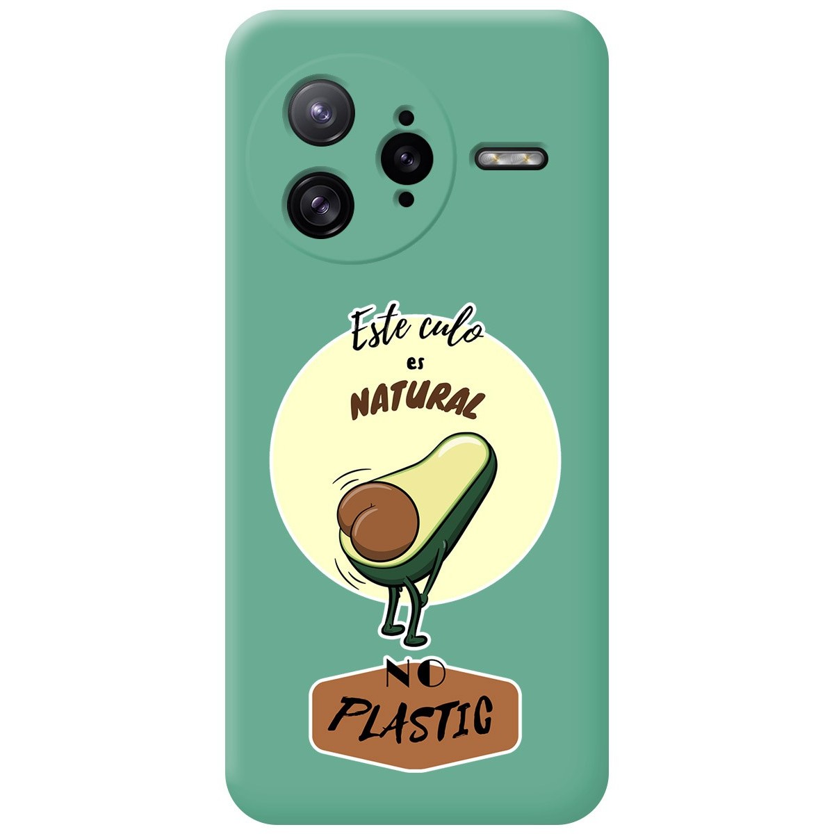 Funda Silicona Líquida Verde para Xiaomi Poco F7 Ultra 5G diseño Culo Natural Dibujos