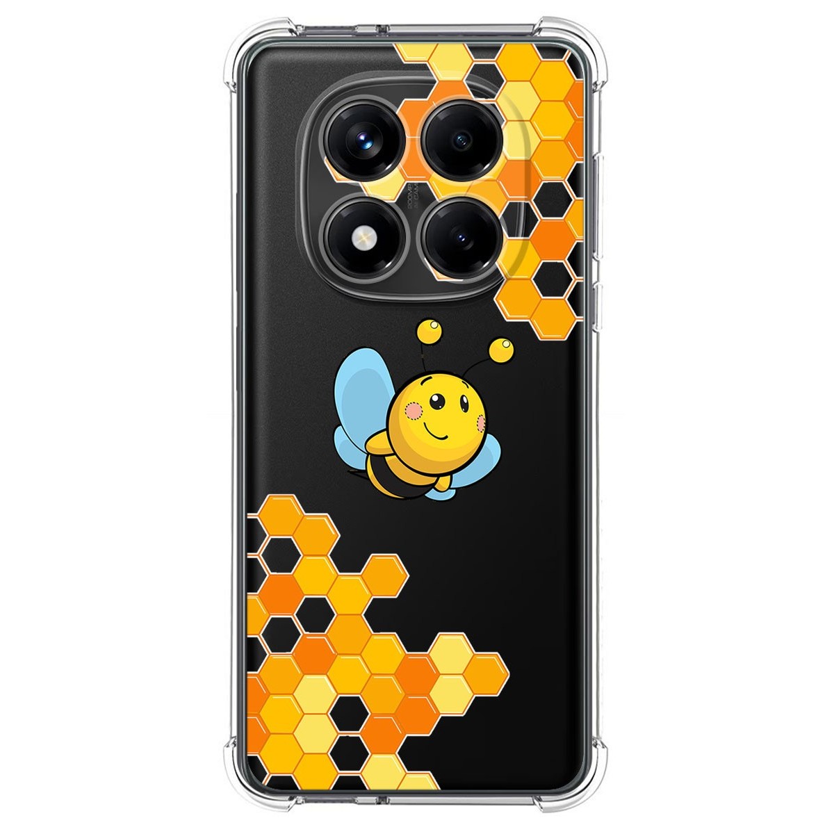 Funda Silicona Antigolpes para Xiaomi Redmi Note 14 Pro 4G diseño Abeja Dibujos