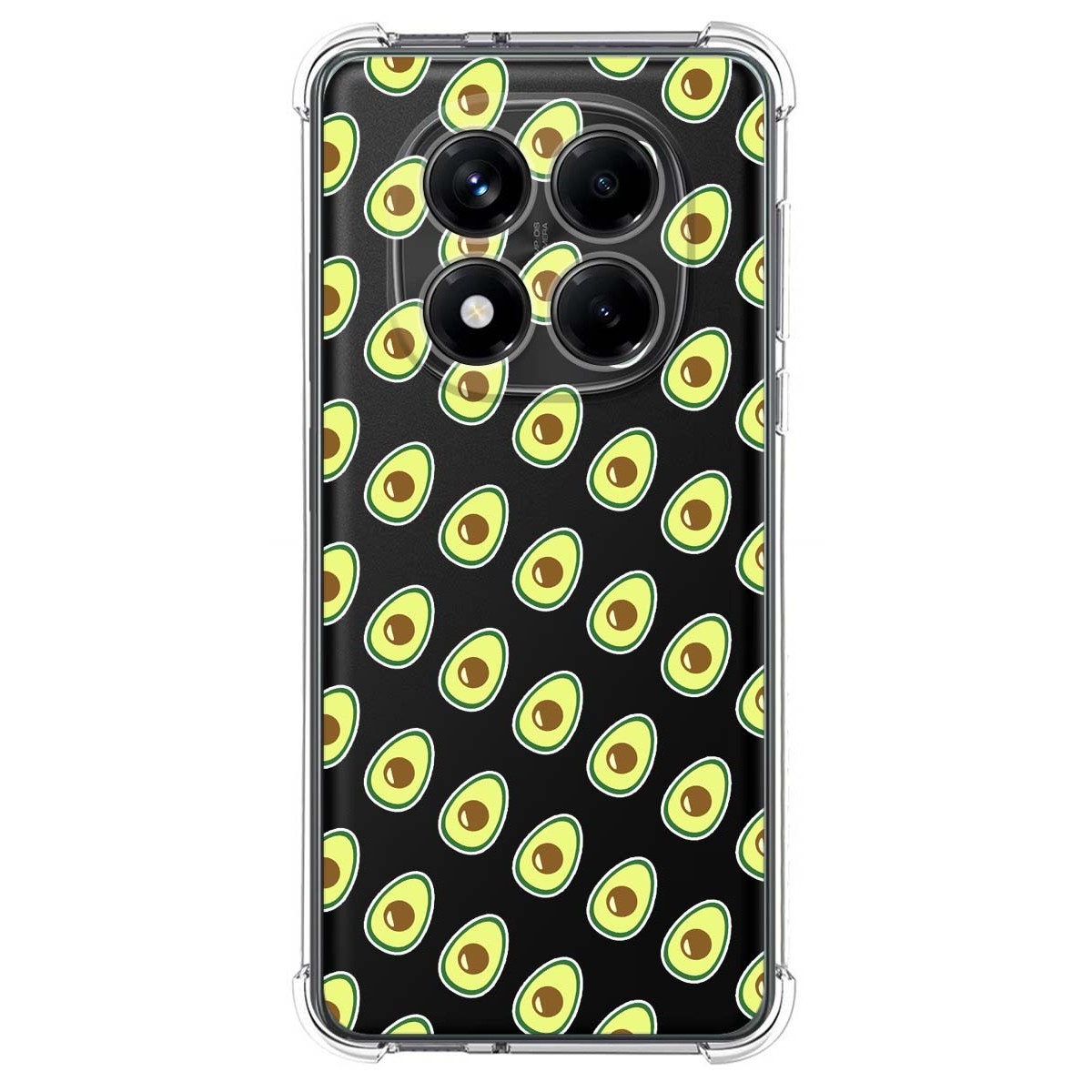 Funda Silicona Antigolpes para Xiaomi Redmi Note 14 Pro 4G diseño Aguacate Dibujos