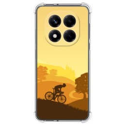 Funda Silicona Antigolpes para Xiaomi Redmi Note 14 Pro 4G diseño Ciclista Dibujos