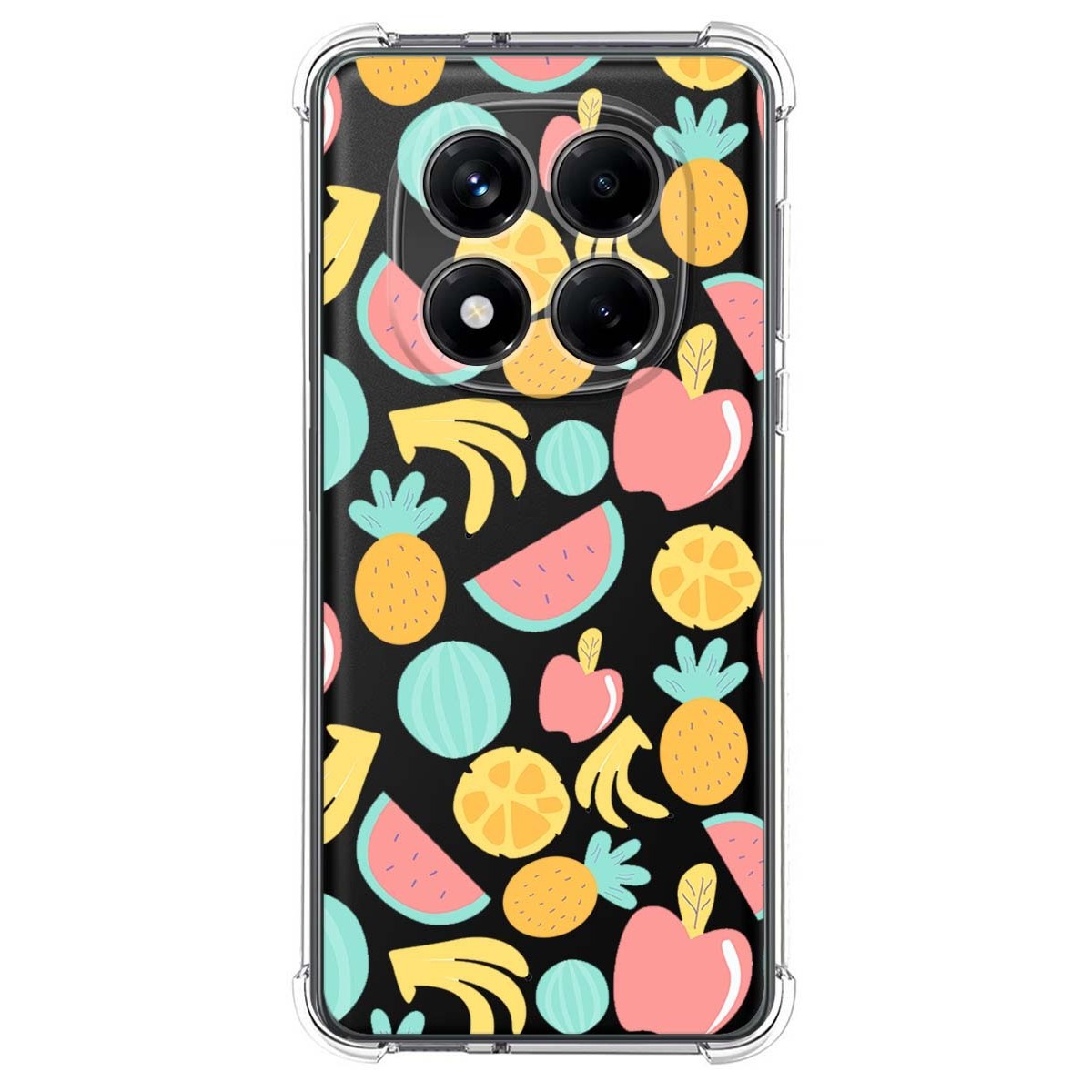 Funda Silicona Antigolpes para Xiaomi Redmi Note 14 Pro 4G diseño Frutas 02 Dibujos