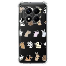 Funda Silicona Antigolpes para Xiaomi Redmi Note 14 Pro 4G diseño Perros Dibujos