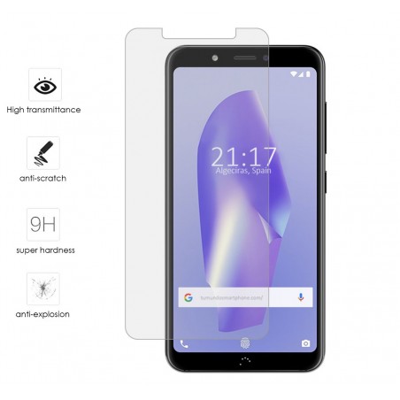 Protector Cristal Templado para Bq Aquaris C Vidrio