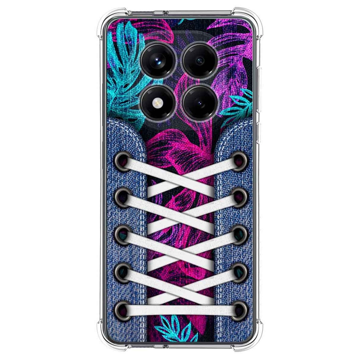 Funda Silicona Antigolpes para Xiaomi Redmi Note 14 Pro 4G diseño Zapatillas 07 Dibujos
