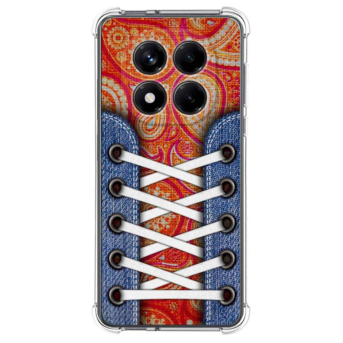 Funda Silicona Antigolpes para Xiaomi Redmi Note 14 Pro 4G diseño Zapatillas 10 Dibujos