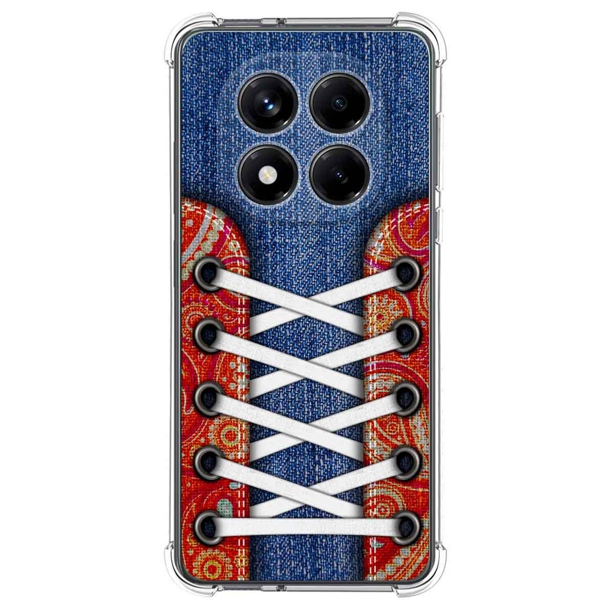 Funda Silicona Antigolpes para Xiaomi Redmi Note 14 Pro 4G diseño Zapatillas 11 Dibujos