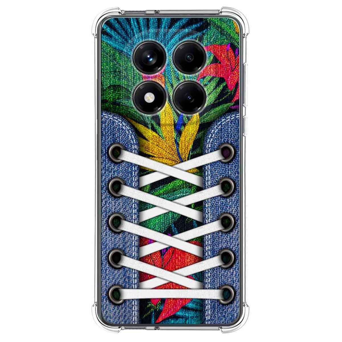 Funda Silicona Antigolpes para Xiaomi Redmi Note 14 Pro 4G diseño Zapatillas 12 Dibujos