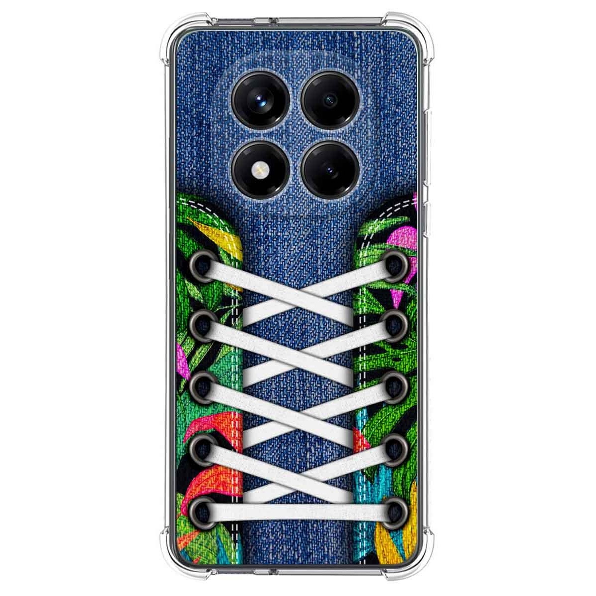 Funda Silicona Antigolpes para Xiaomi Redmi Note 14 Pro 4G diseño Zapatillas 13 Dibujos
