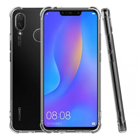 Funda Gel Tpu Anti-Shock Transparente para Huawei P Smart Plus