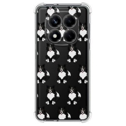 Funda Silicona Antigolpes para Xiaomi Redmi Note 14 Pro 4G diseño Perros 07 Dibujos