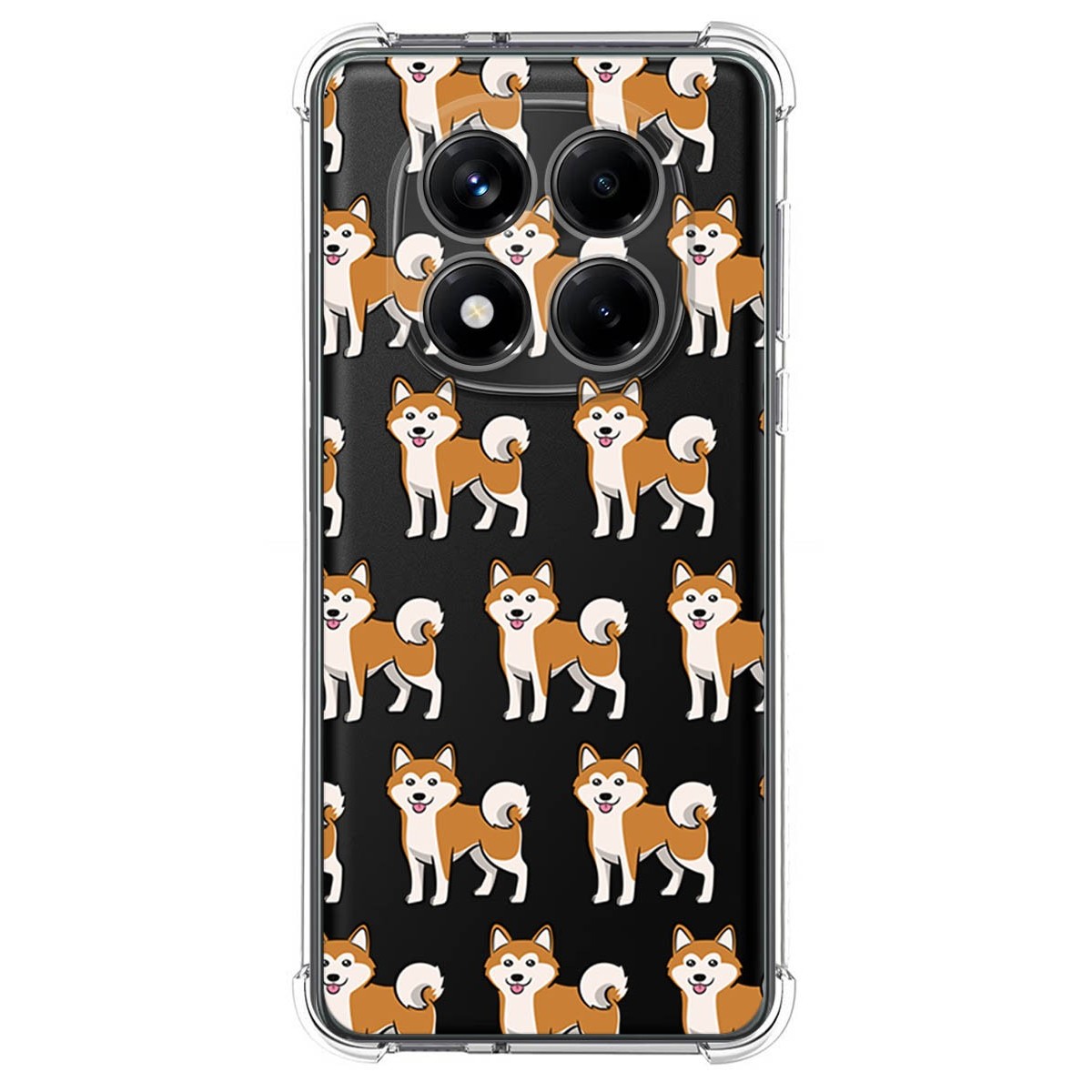 Funda Silicona Antigolpes para Xiaomi Redmi Note 14 Pro 4G diseño Perros 08 Dibujos