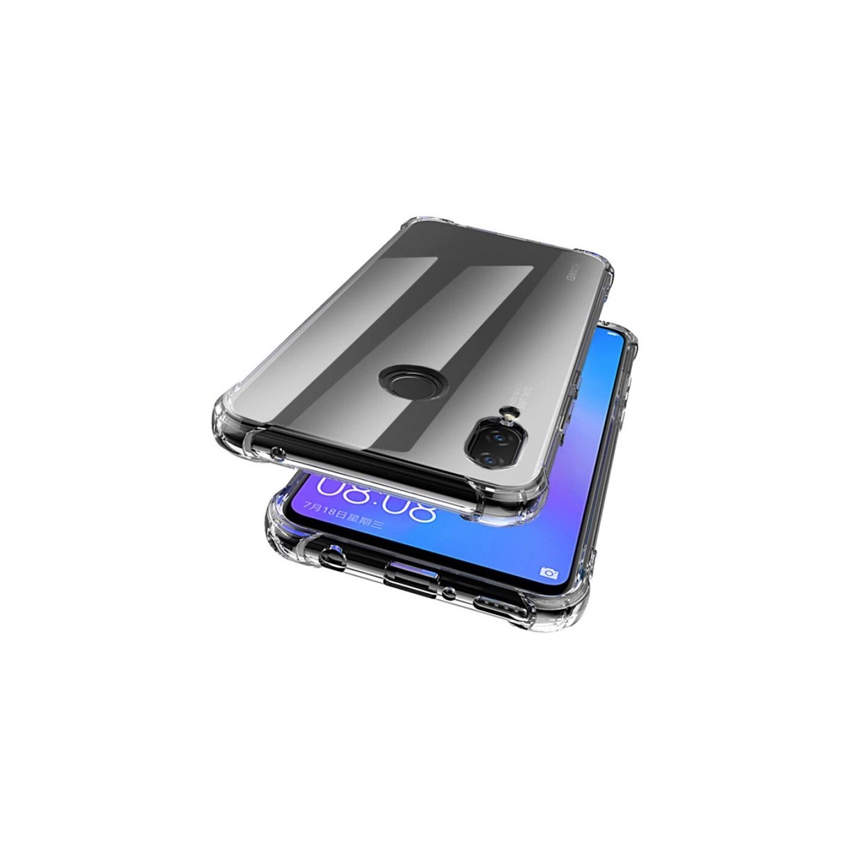 Funda Gel Tpu Anti-Shock Transparente para Huawei P Smart Plus