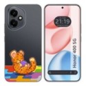 Funda Silicona Transparente para Huawei Honor 400 5G diseño Leopardo Dibujos