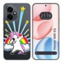 Funda Silicona Transparente para Huawei Honor 400 5G diseño Unicornio Dibujos